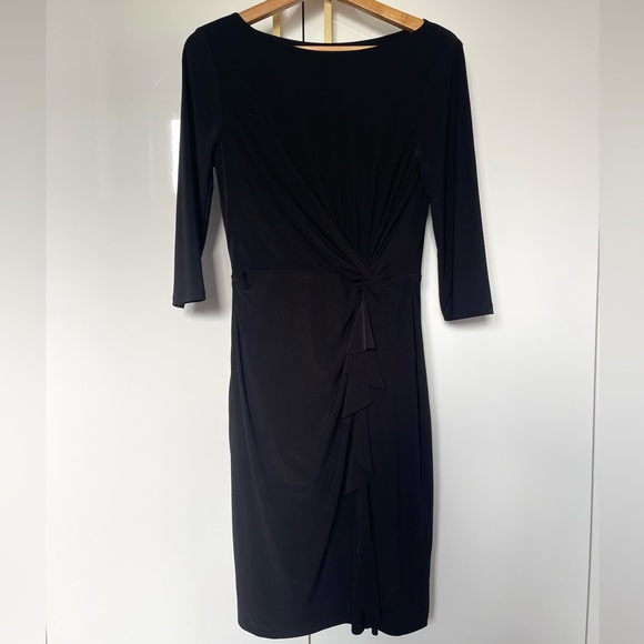 Ralph Lauren Waterfall Sheath Dress Medium - Picture 2 of 4